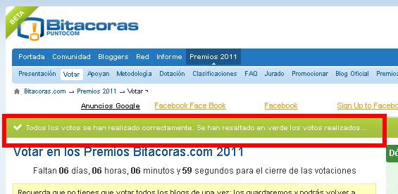 Bitácoras Bitácoras
