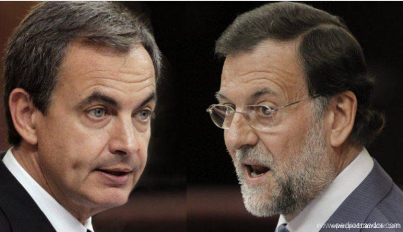 Debate Zapatero y Rajoy