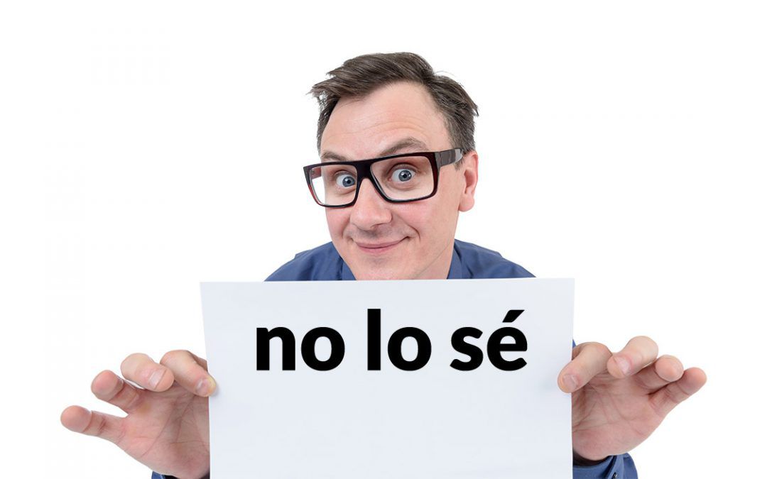 Aprendamos a decir «no lo sé»