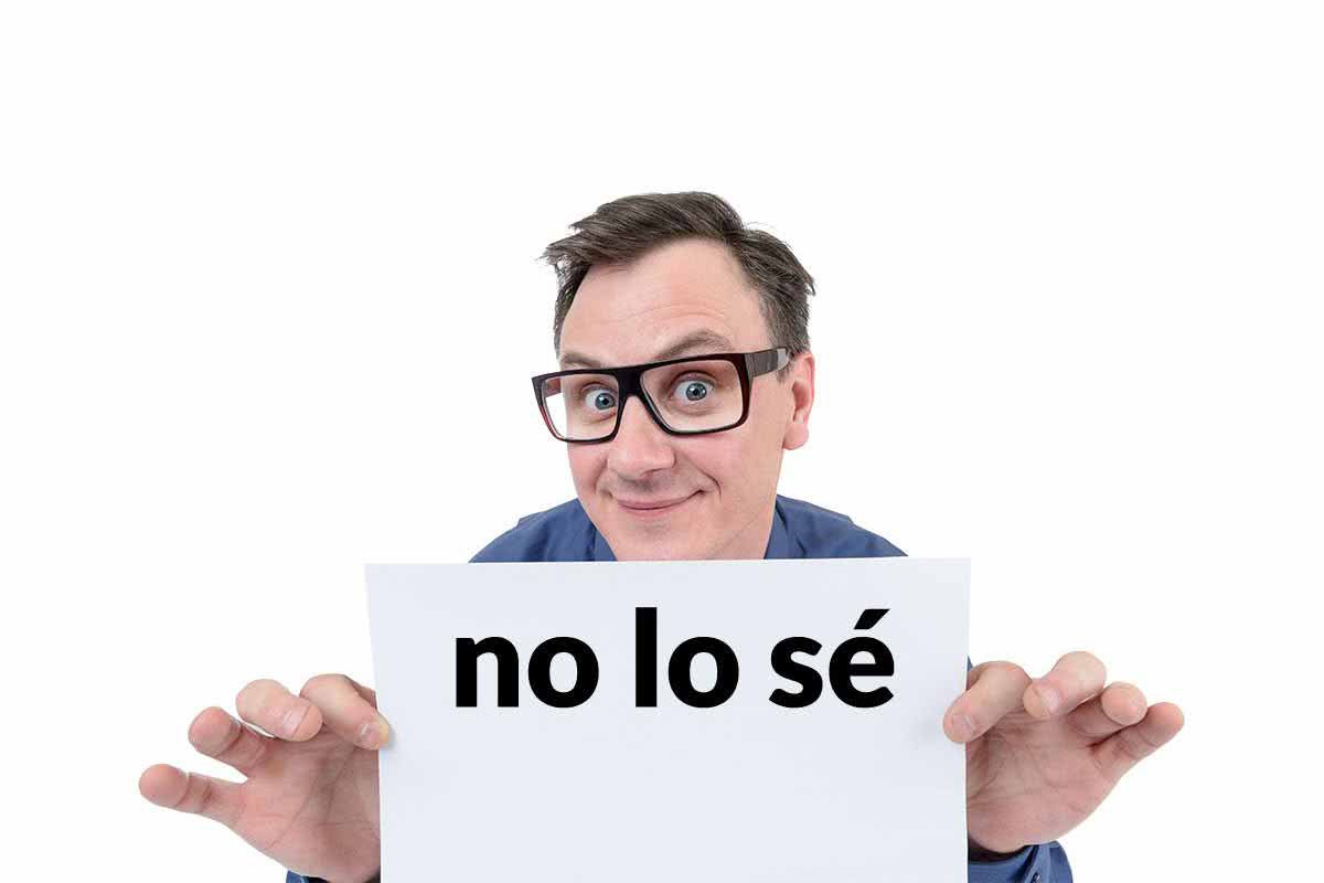 no lo se