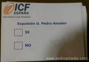 Papeleta de la votación vergonzosa