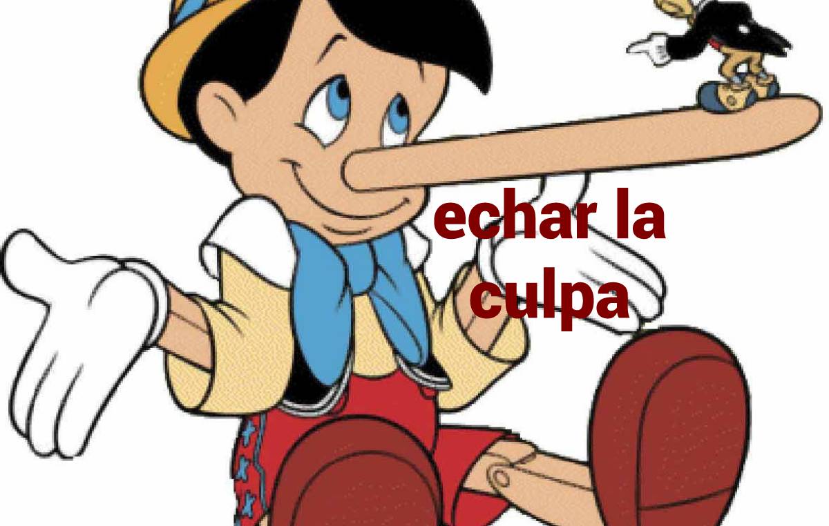 echar la culpa