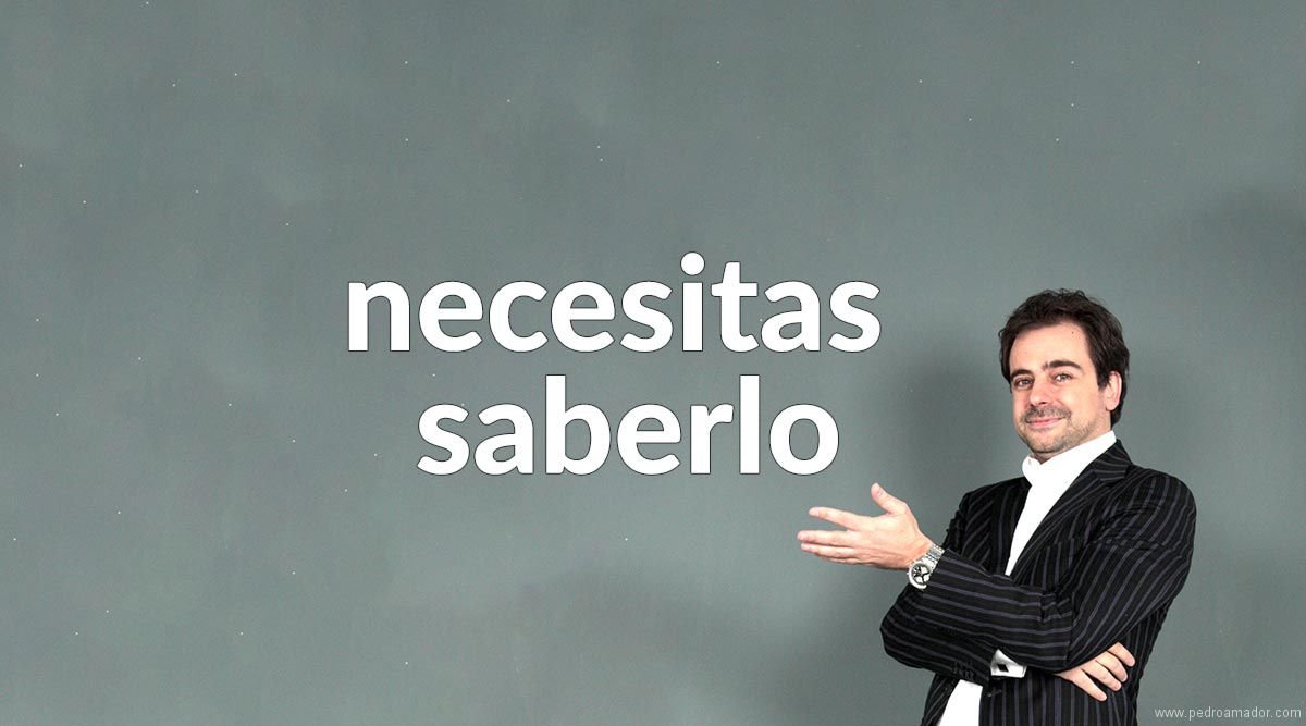 Necesitas Saberlo