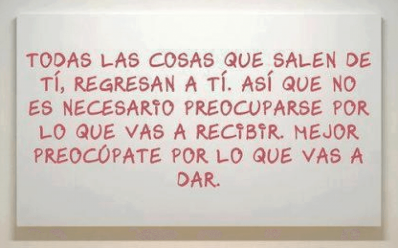 Todo lo que das vuelve: todo lo que das regresa (🥇 2020)