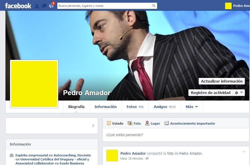 Facebook amarillo