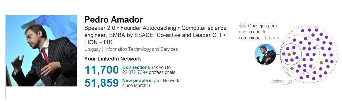 Linkedin is the best! Contacta con un LION