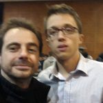 Con Iñigo Errejon en Uruguay