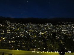 BOLIVIA La Paz de noche