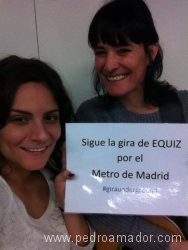 Mónica Y Laura Equiz actuando Metro
