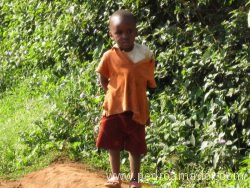 Una foto de un niño de Tanzania