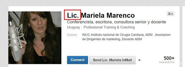 Licenciada Mariela Marenco