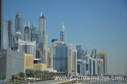 Dubai Marina view from Metro 1 Dubai Marina view from Metro 1