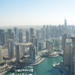 Vista de JLT y Dubai Marina desde Marriot Dubai Marina