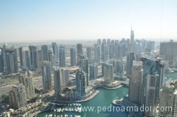 Vista de JLT y Dubai Marina desde Marriot Dubai Marina