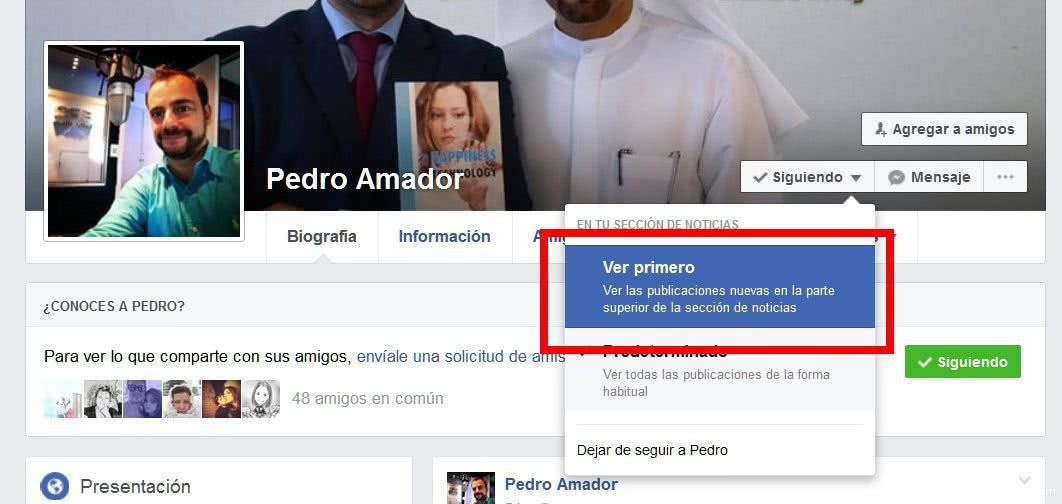 Como conseguir que te vean en Facebook