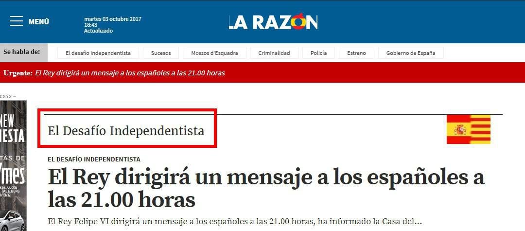 La Razón - El Desafío Independentista