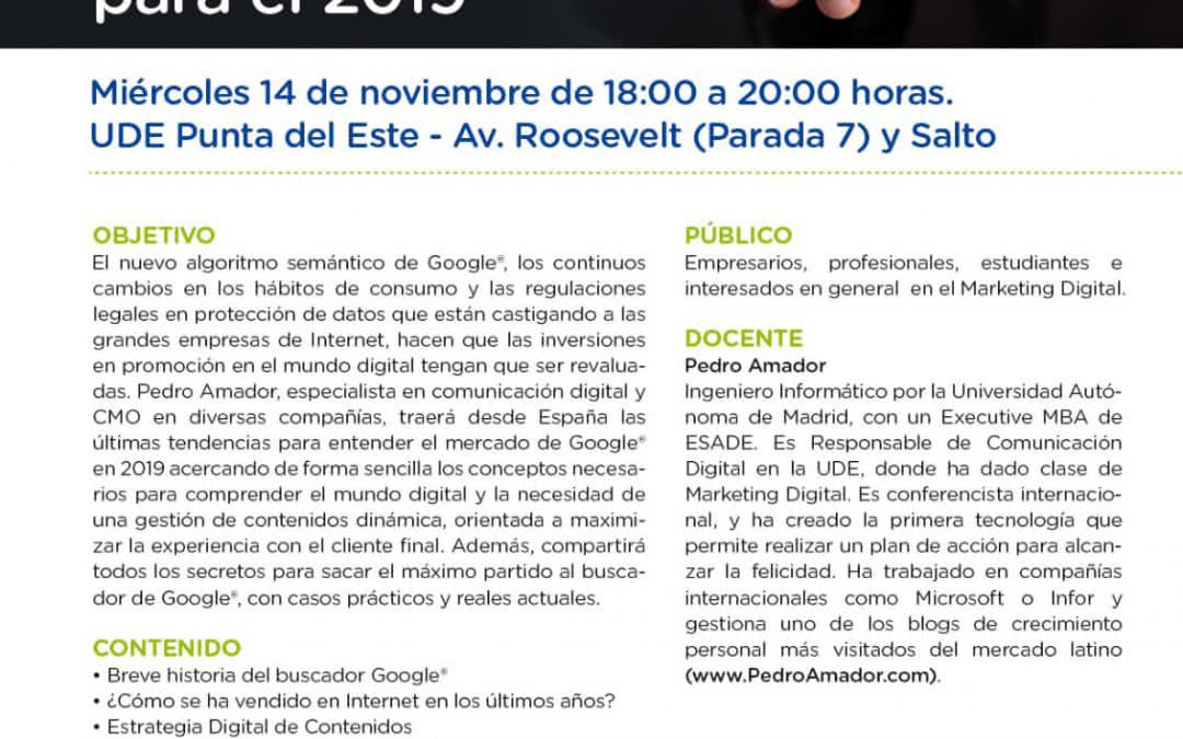 Seminario en Punta del Este - Los secretos del Marketing Digital