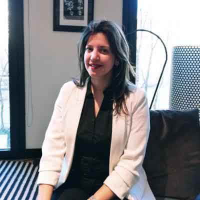 Pilar Elez, de Eventbrite, tras asistir a una conferencia de Pedro Amador